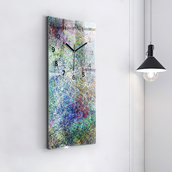 Reloj de vidrio vertical Abstracto - Emociones - espejomat.es