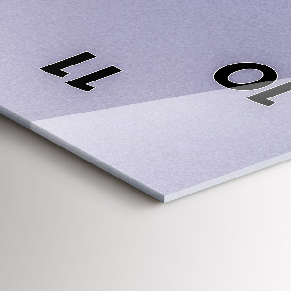 Reloj de cristal vertical Abstract sol - espejomat.es