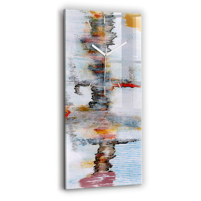 Reloj de cristal vertical Abstracción - espejomat.es