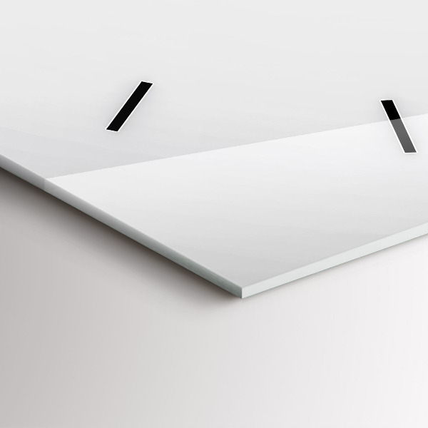 Reloj de cristal vertical Líneas abstractas - espejomat.es