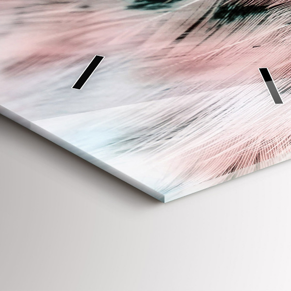 Reloj vertical Plumas de colores - espejomat.es