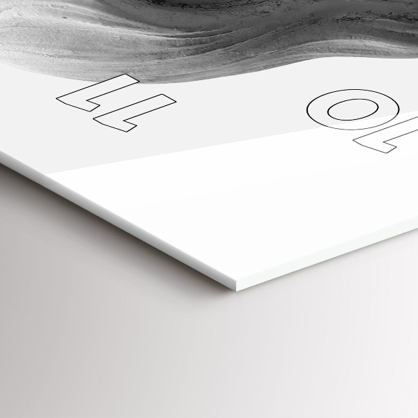 Reloj de cristal vertical Escultura de un ángel con alas - espejomat.es