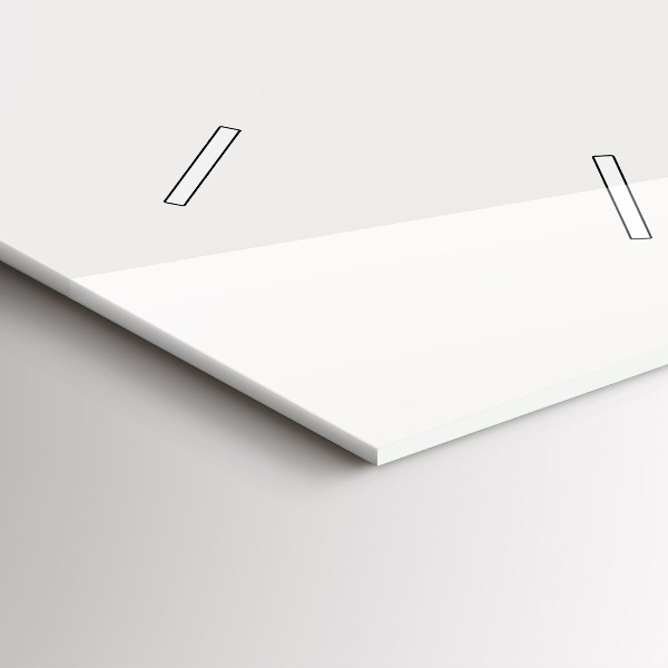 Reloj de cristal vertical Fases de la luna y el ojo - espejomat.es