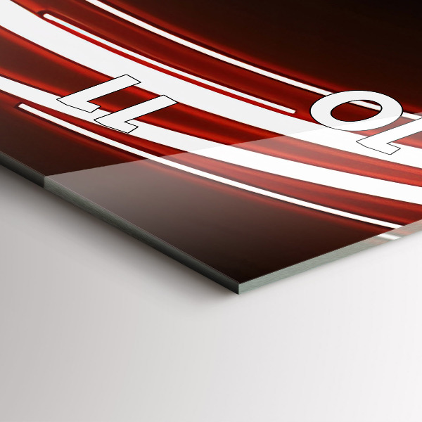 Reloj vertical Gato con ojos rojos - espejomat.es