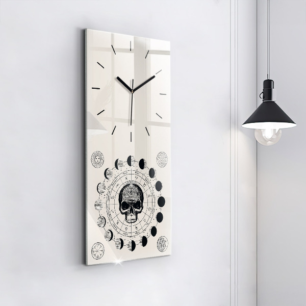 Reloj vertical Fases de la luna - espejomat.es