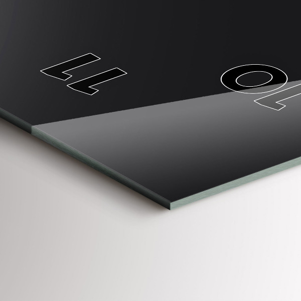 Reloj de cristal vertical Fases de la luna - espejomat.es