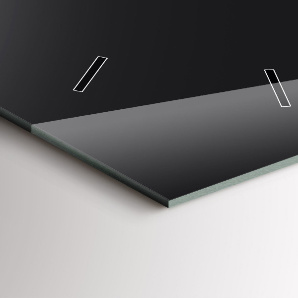 Reloj de vidrio vertical Fases de la luna - espejomat.es