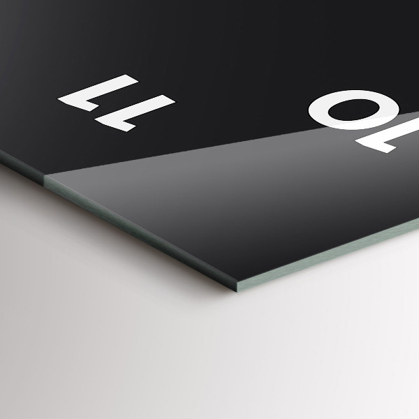 Reloj de vidrio vertical Fases de la luna - espejomat.es