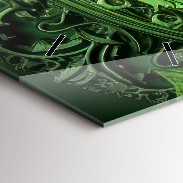 Reloj vertical Mecanismo verde - espejomat.es