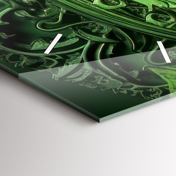 Reloj vertical Mecanismo verde - espejomat.es