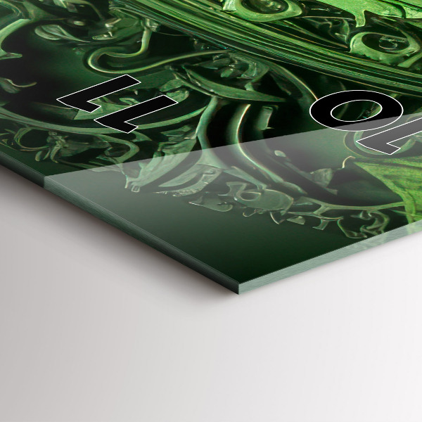 Reloj vertical Mecanismo verde - espejomat.es