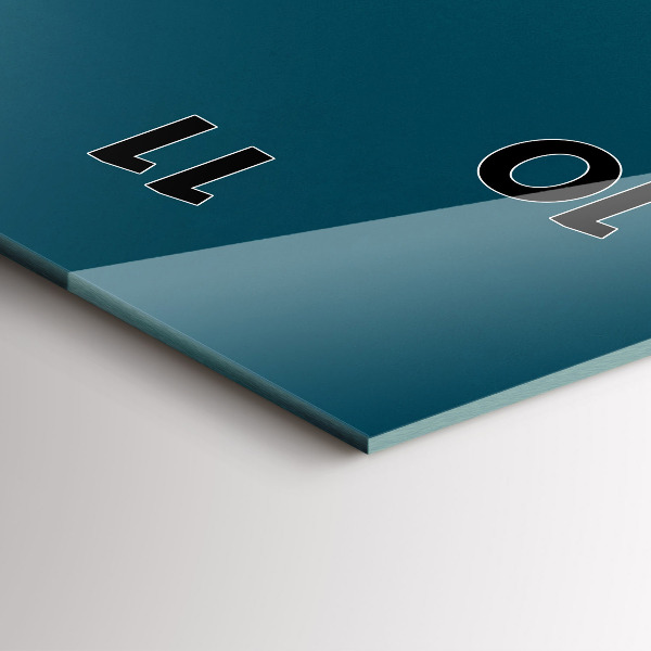 Reloj de vidrio vertical Puesta de sol en las montañas - espejomat.es