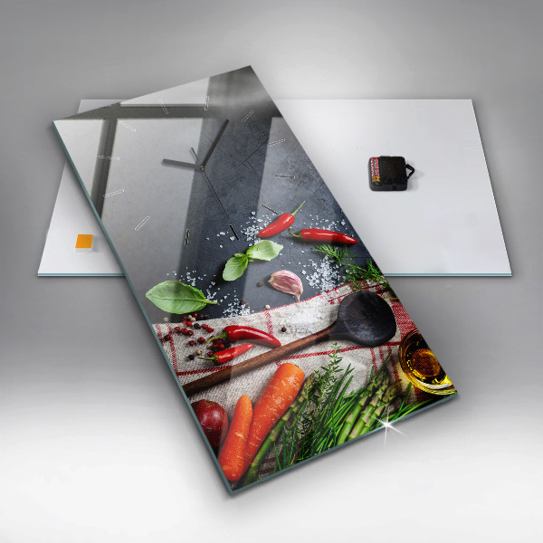 Reloj vertical Verduras - espejomat.es