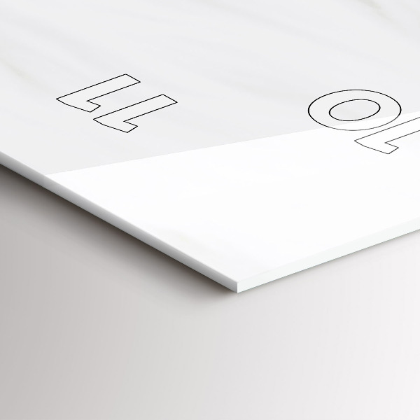 Reloj de cristal vertical Gatito durmiendo - espejomat.es