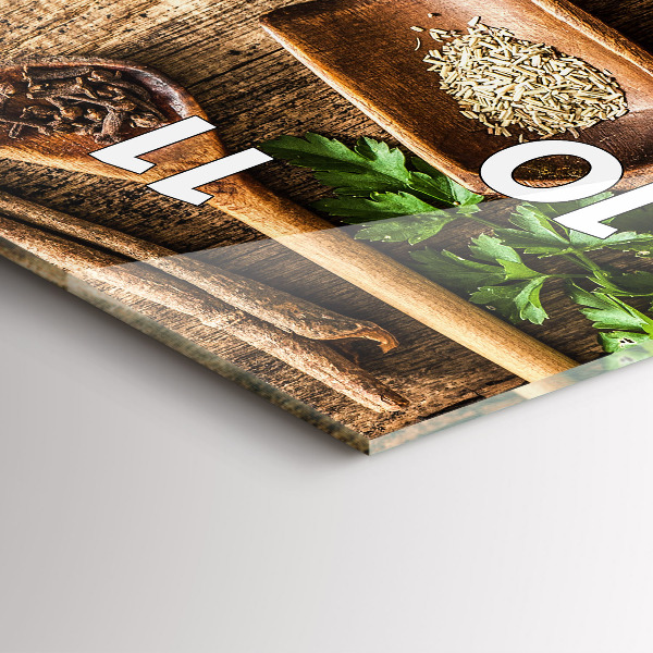 Reloj vertical Cucharas de especias - espejomat.es