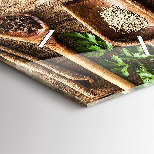 Reloj vertical Cucharas de especias - espejomat.es