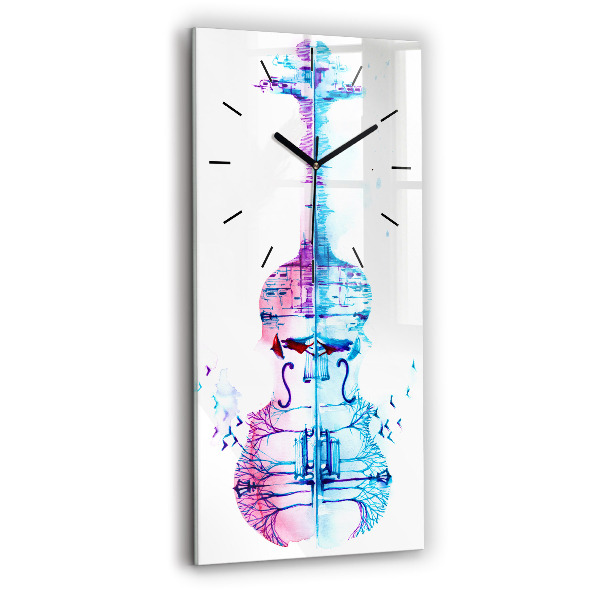 Reloj de cristal vertical Cello parque lago - espejomat.es