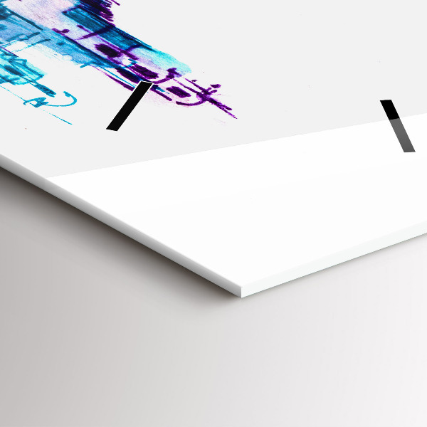 Reloj de cristal vertical Cello parque lago - espejomat.es