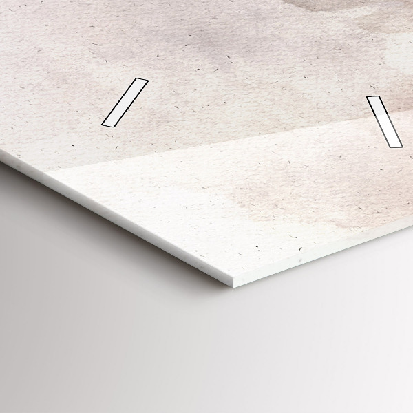 Reloj de vidrio vertical Caras abstractas - espejomat.es