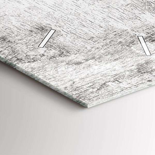 Reloj de cristal vertical Plantas decorativas - espejomat.es