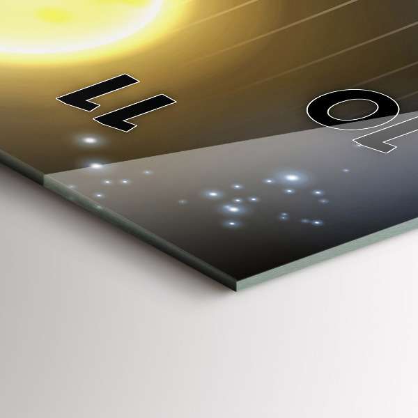 Reloj vertical Sistema solar - espejomat.es