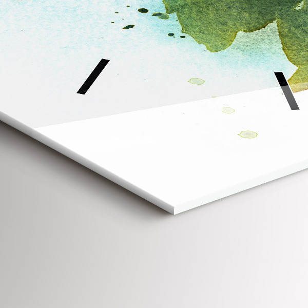 Reloj vertical Rosas en un jarrón acuarela - espejomat.es