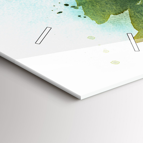 Reloj vertical Rosas en un jarrón acuarela - espejomat.es