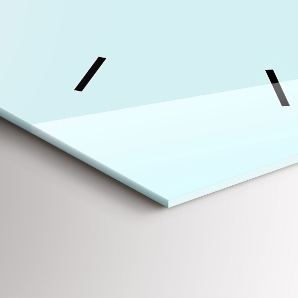 Reloj de vidrio vertical Divertido gato con gafas - espejomat.es