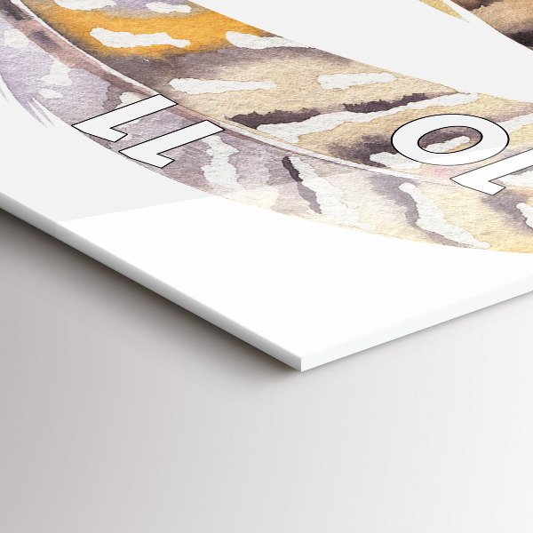 Reloj de cristal vertical Ilustración de arte retro - espejomat.es