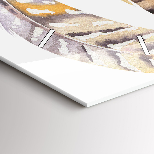 Reloj de cristal vertical Ilustración de arte retro - espejomat.es