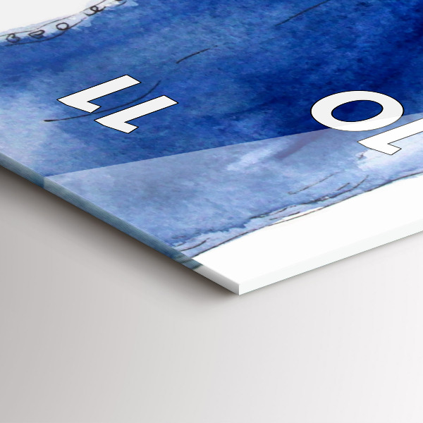 Reloj de cristal vertical Alfileres de mujer - espejomat.es