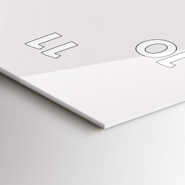 Reloj vertical Rinoceronte lineal - espejomat.es