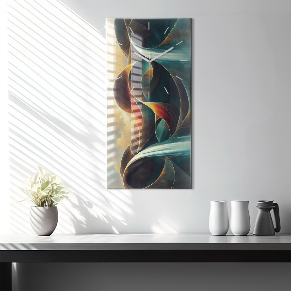 Reloj de cristal vertical Cascada - espejomat.es