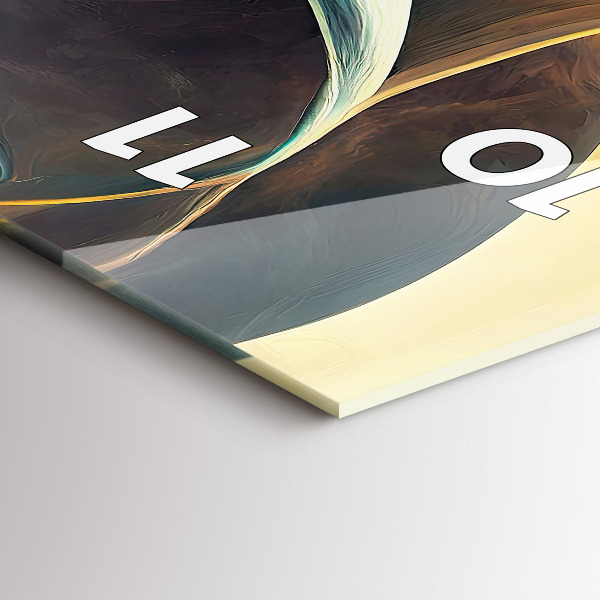 Reloj de cristal vertical Cascada - espejomat.es