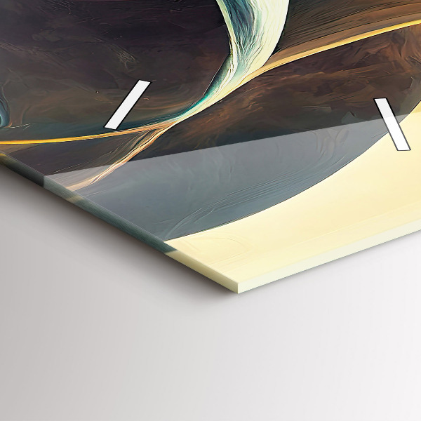 Reloj de cristal vertical Cascada - espejomat.es