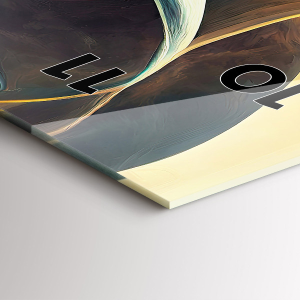 Reloj de cristal vertical Cascada - espejomat.es