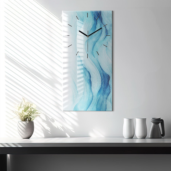 Reloj vertical Nubes azules - espejomat.es