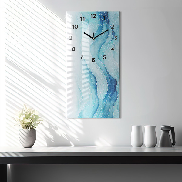 Reloj vertical Nubes azules - espejomat.es