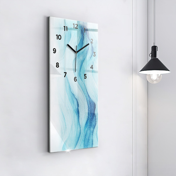Reloj vertical Nubes azules - espejomat.es
