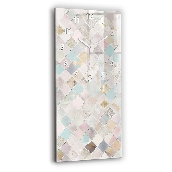 Reloj vertical Azulejos de colores - espejomat.es