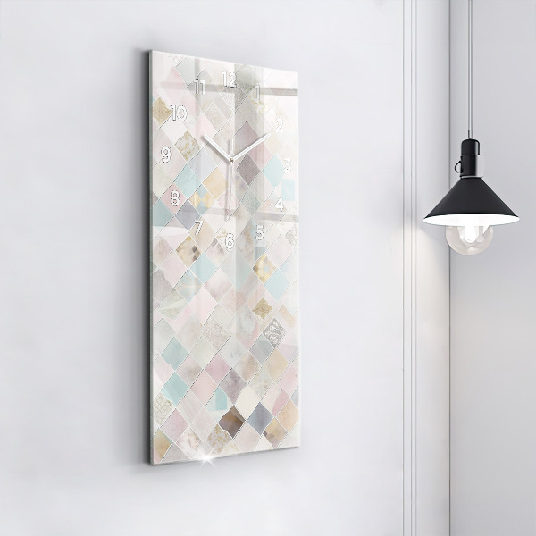 Reloj vertical Azulejos de colores - espejomat.es