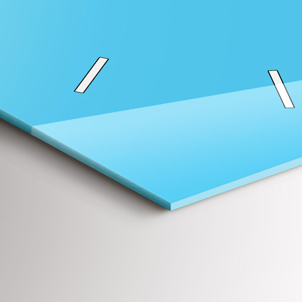 Reloj de vidrio vertical Dibujo de bombilla - espejomat.es