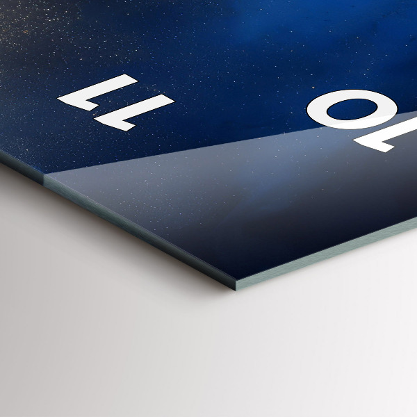 Reloj vertical Mármol azul - espejomat.es