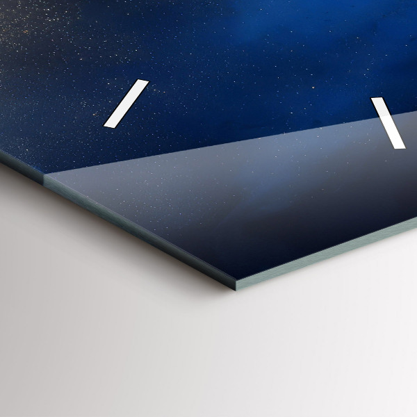 Reloj vertical Mármol azul - espejomat.es