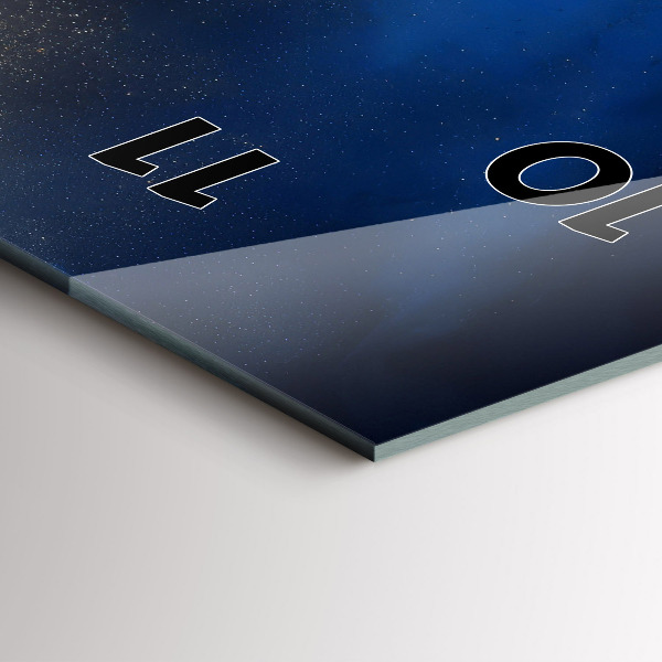 Reloj vertical Mármol azul - espejomat.es