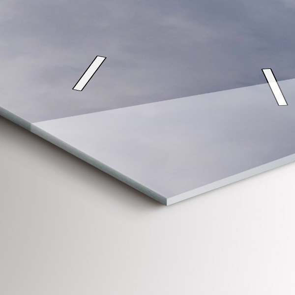 Reloj de cristal vertical Montañas rocosas - espejomat.es