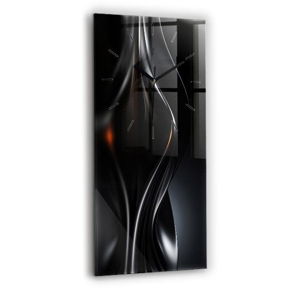 Reloj de vidrio vertical Abstracto - espejomat.es