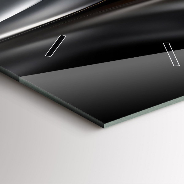 Reloj de vidrio vertical Abstracto - espejomat.es