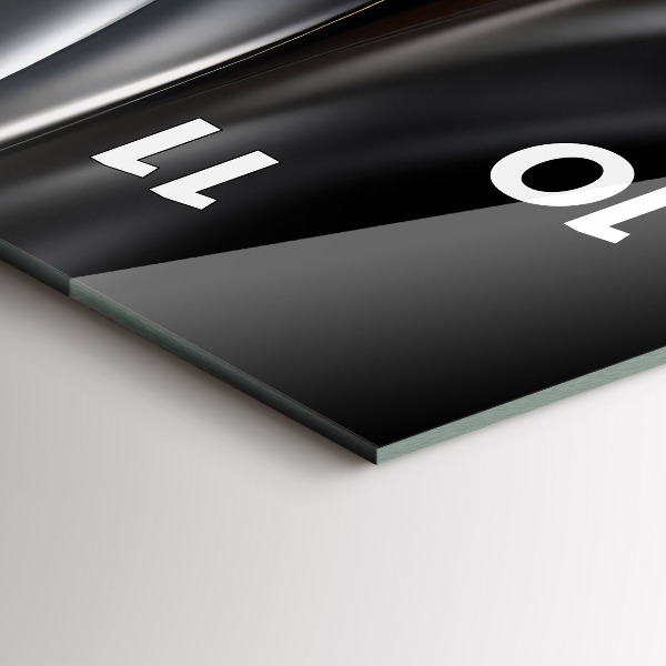 Reloj de vidrio vertical Abstracto - espejomat.es