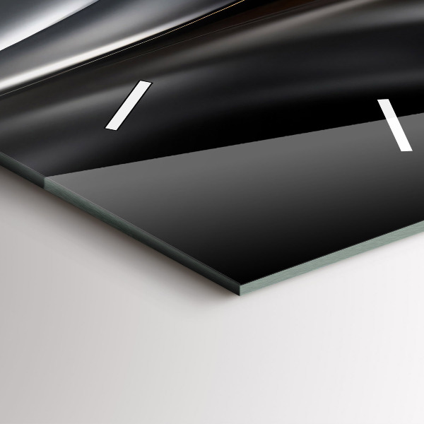 Reloj de vidrio vertical Abstracto - espejomat.es